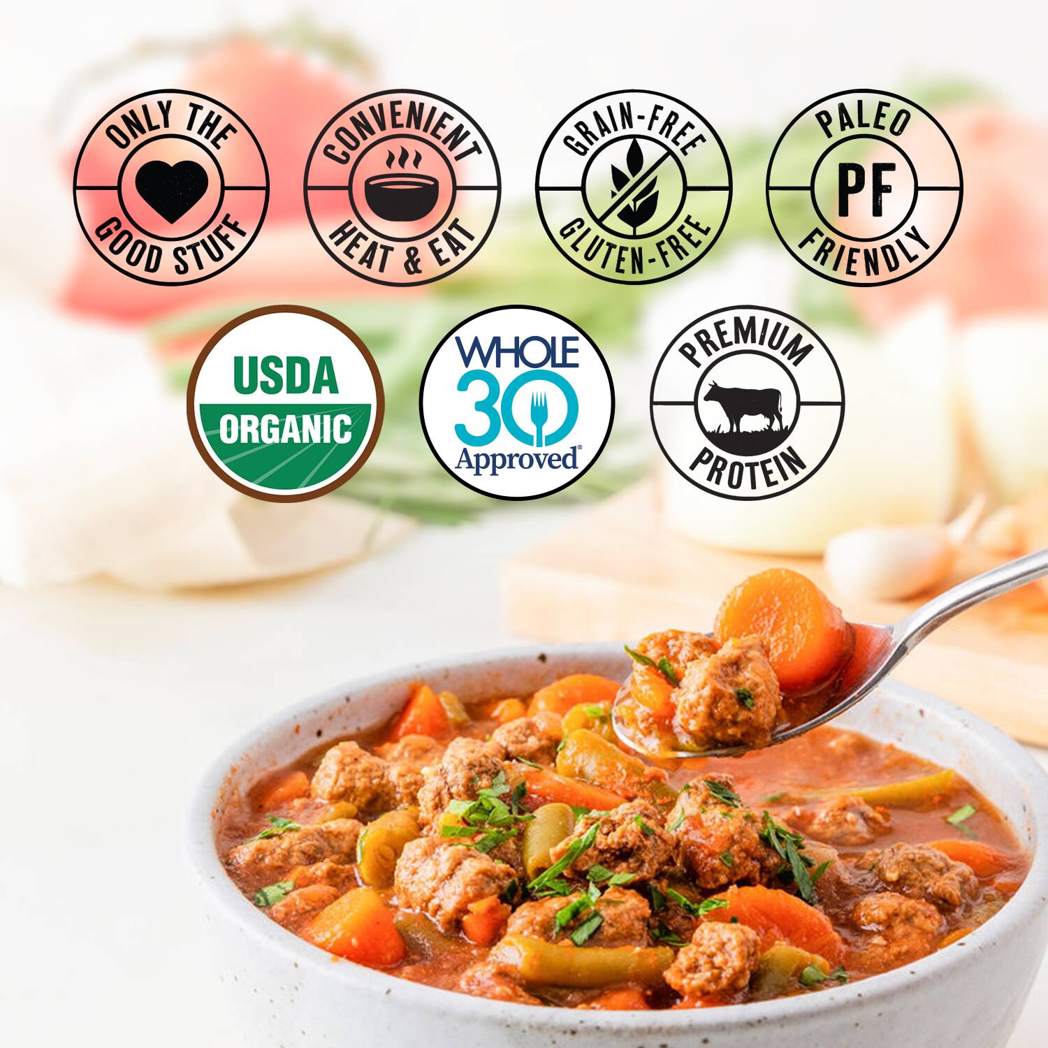 True Primal Beef and Vegetable Organic Soup benefits