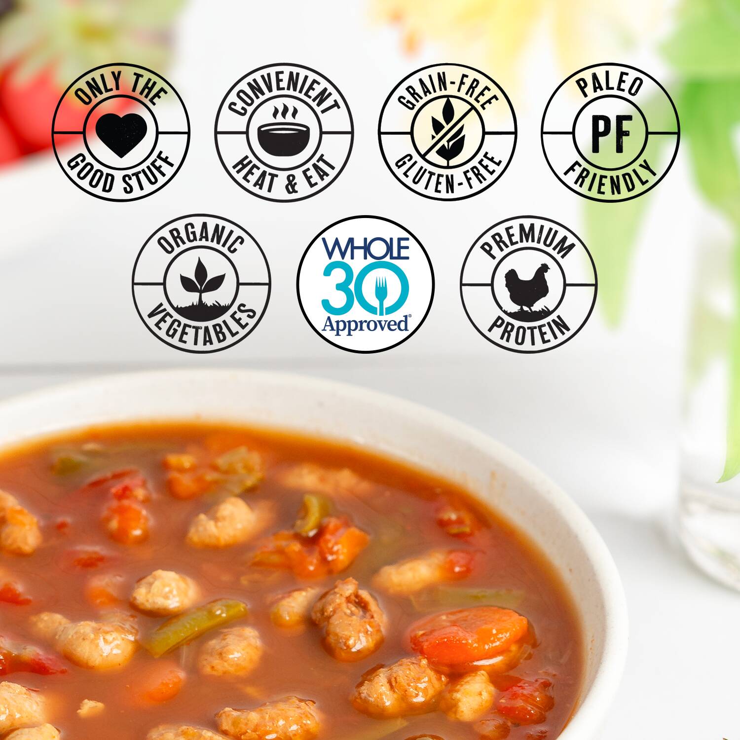 True Primal Chicken & Vegetable Soup benefits