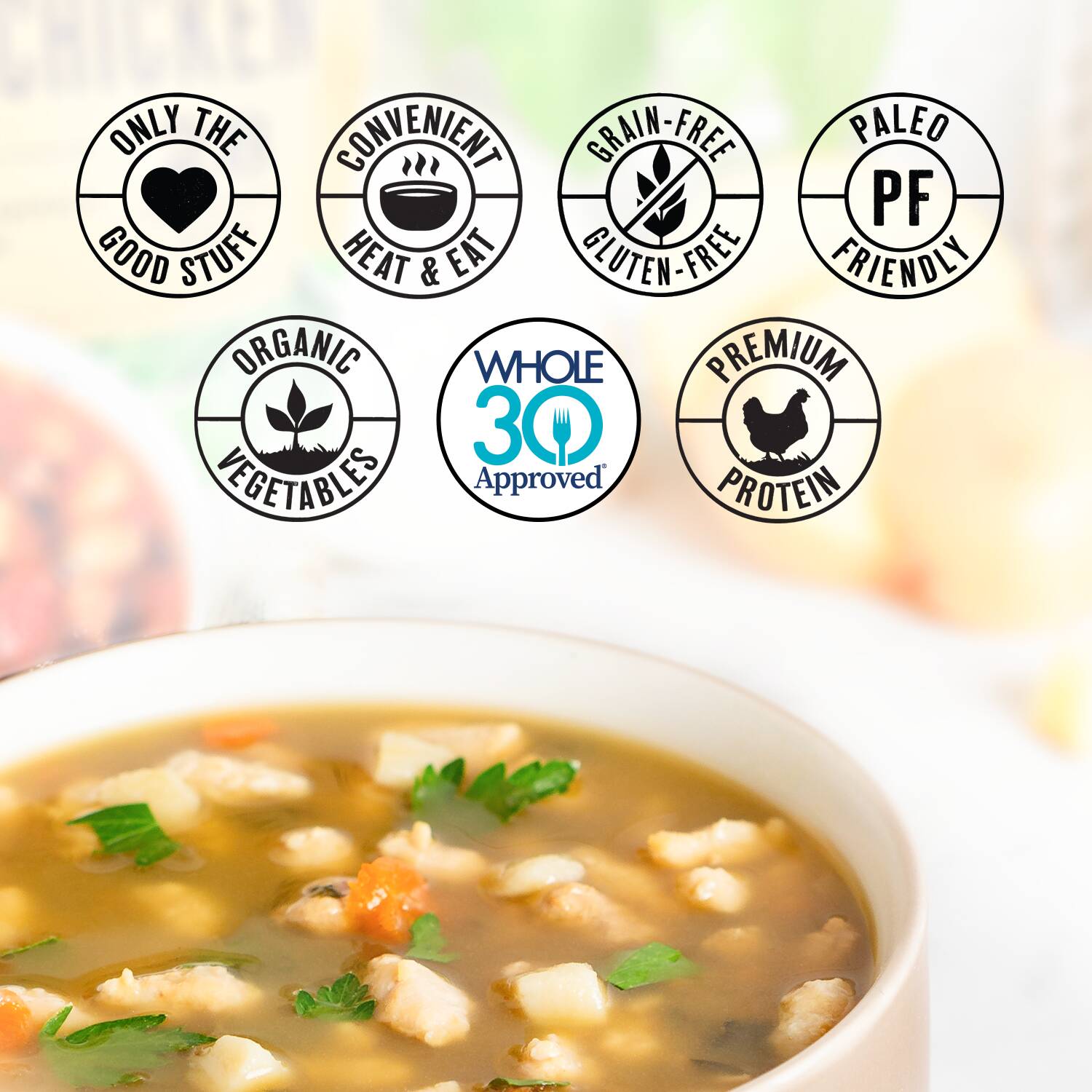 True Primal Tuscan-Style Chicken Soup benefits