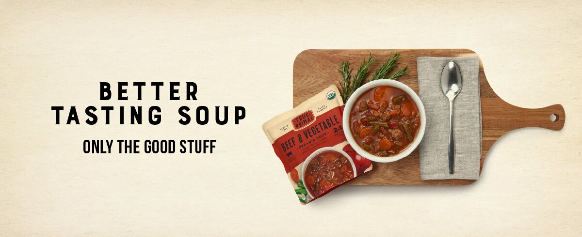 Better tasting soup. Only the good stuff.