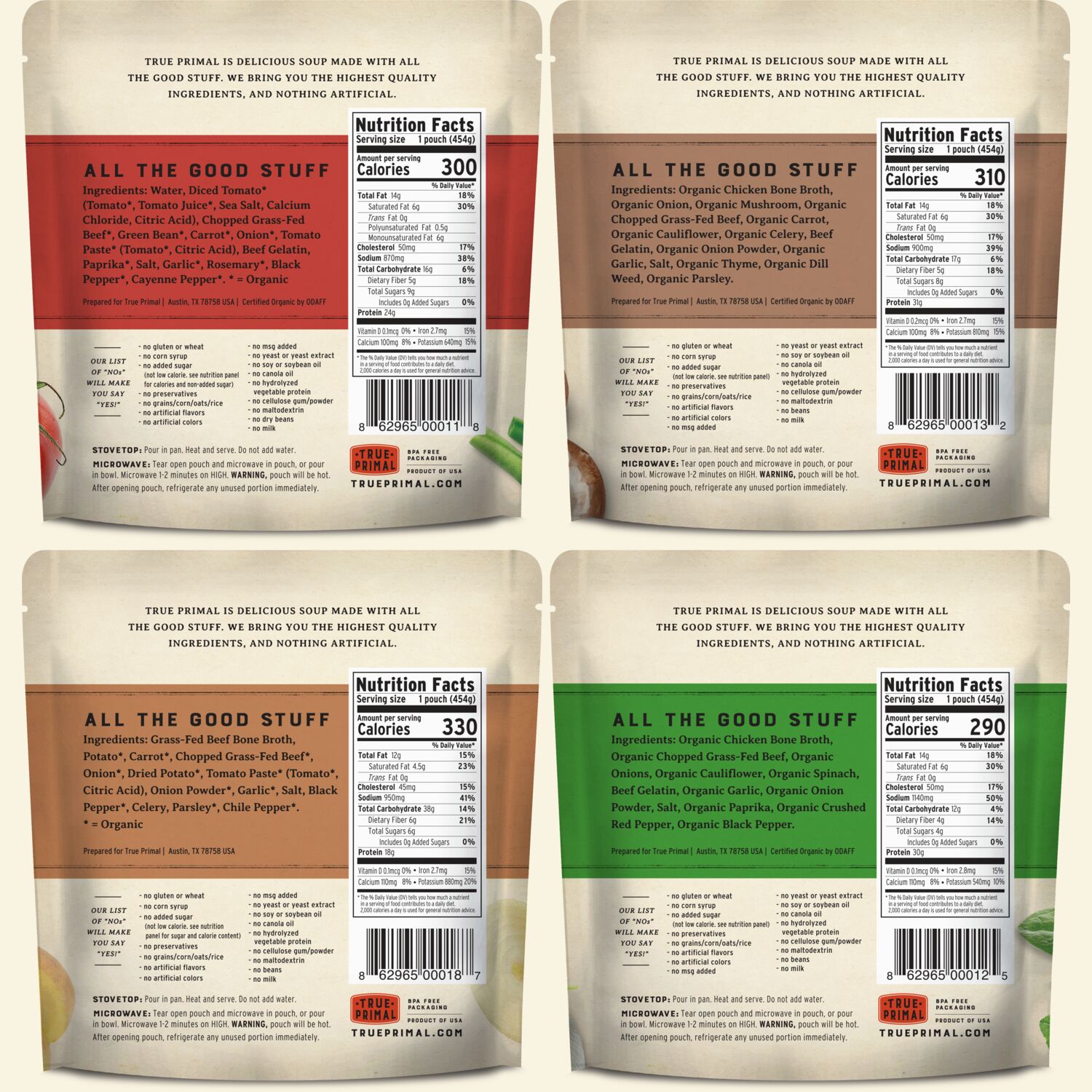 back of pouches